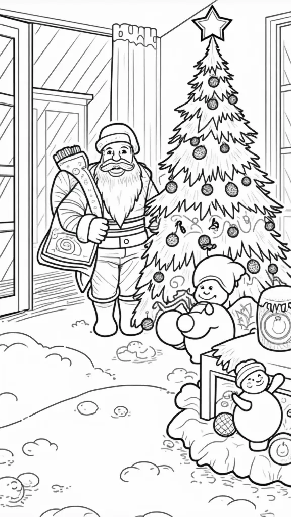 coloriages de Noël géniaux